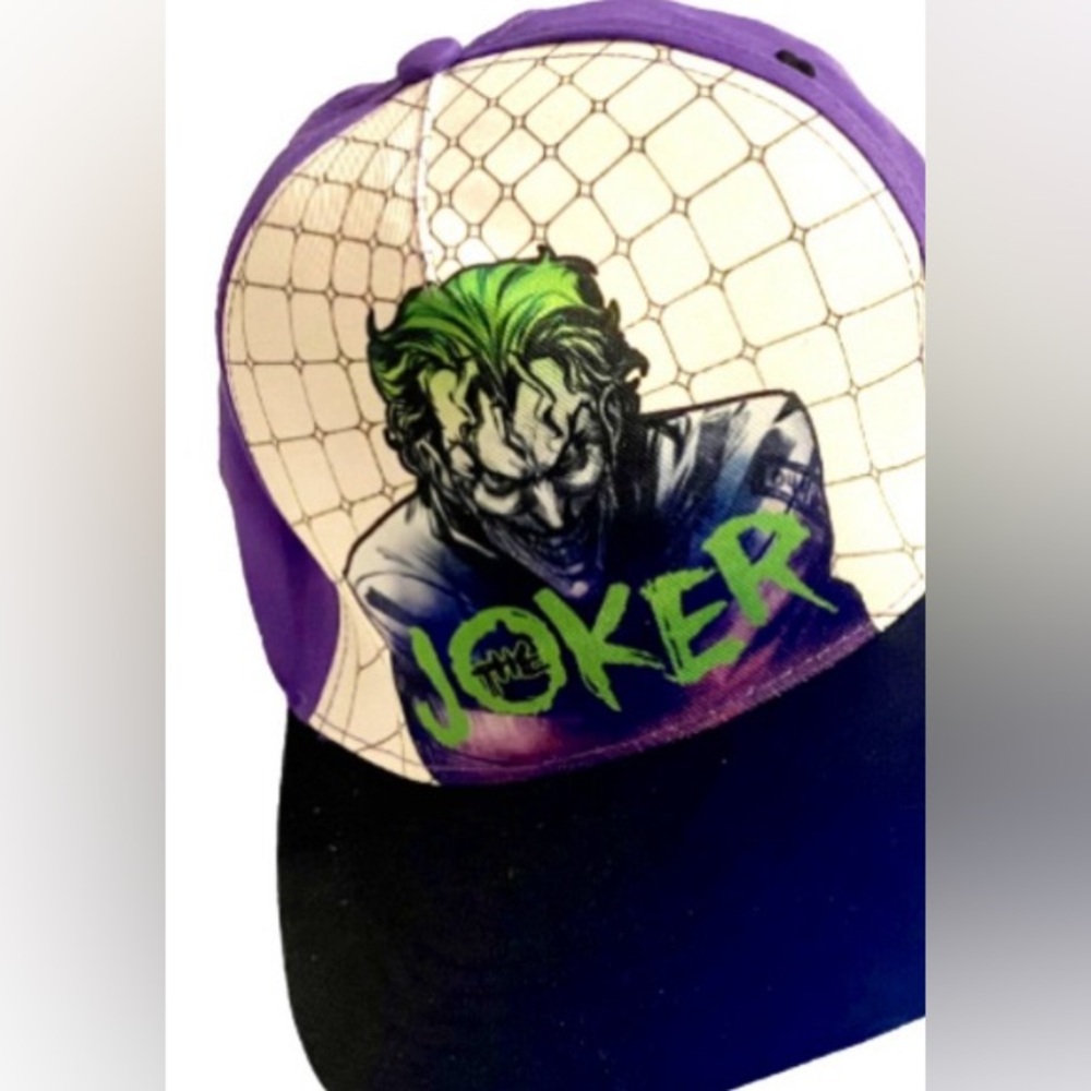 DC Comics Joker Baseball Cap Batman One Size Adult
